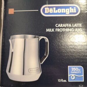 DeLonghi Silver Milk Frothing Jug